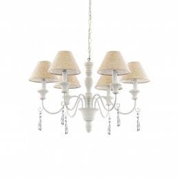 Ideal Lux 003399 Kronleuchter Provence 6x40W | E14