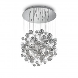 Ideal Lux 093024 Kronleuchter Bollicine Cromo 14x40W | G9