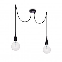 Ideal Lux 112671 Kronleuchter Minal Nero OPAC 2x70W | E27