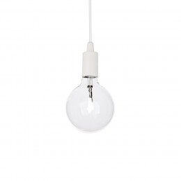 Ideal Lux 113302 Lampenaufhängung Edison Bianco 1x60W | E27