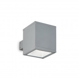 Ideal Lux 118666 Außenwandleuchte 1x40W Snif Square Grigio | G9 | IP44