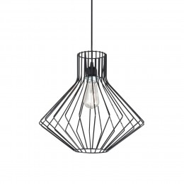 Ideal Lux 167497 Kronleuchter Ampolla Nero 1x60W | E27