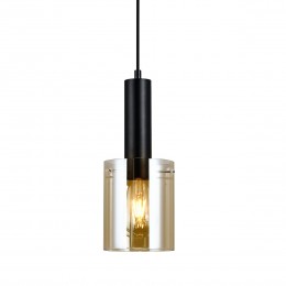 Italux PND-5581-1-BK+AMB Sardo | 40W E27