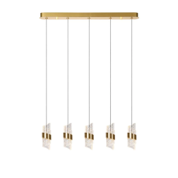 Lucide L134963502 LED Pendel-Kronleuchter KLIGANDE | 5x7,8W integrierte LED-Quelle | 5x620lm | 2700