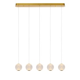 Lucide L134992160 LED Pendel-Kronleuchter CINTRA  | 5x4,7W integrierte LED-Quelle | 5x290lm | 2700K