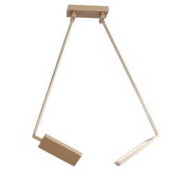 Luce Ambiente Design BOOK-PL-ORO LED Pendel-Kronleuchter BOOK | 18W integrierte LED-Quelle