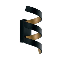 Luce Ambiente Design HELIX-AP3C NER LED Wandleuchte HELIX | 9W integrierte LED-Quelle