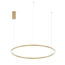 Luce Ambiente Design HOOP-S120-ORO  LED Pendel-Kronleuchter HOOP | 60W integrierte LED-Quelle