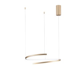 Luce Ambiente Design MOMA-S60-ORO  LED Pendel-Kronleuchter MOMA | 38W integrierte LED-Quelle