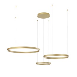 Luce Ambiente Design AKROBAT-S3-ORO  LED Pendel-Kronleuchter AKROBAT | 120W integrierte LED-Quelle