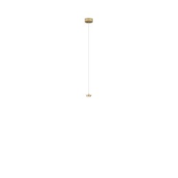 Luce Ambiente Design BASE-S-R1-ORO LED Pendel-Kronleuchter BASE | 4W integrierte LED-Quelle