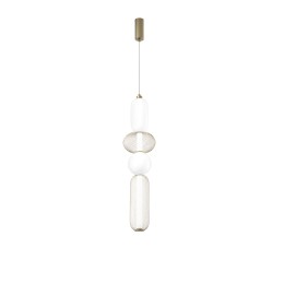 Luce Ambiente Design INKAS-S4-ORO LED Pendel-Kronleuchter INKAS | 36W integrierte LED-Quelle