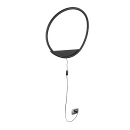 Luce Ambiente Design LINGER-AP60-NER LED Wandleuchte LINGER | 25W integrierte LED-Quelle