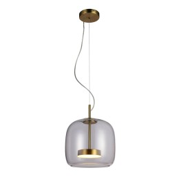 Italux PND-17760A-BRSS-CL LED Pendel-Kronleuchter Caste | 10W LED | 850lm | 3000K