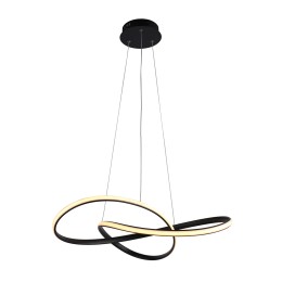 Italux PND-19221-BK LED Pendel-Kronleuchter Consa | 40W LED | 3400lm | 3000K