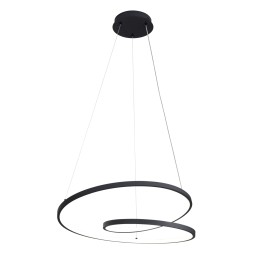 Italux PND-21692-M-BK LED Pendel-Kronleuchter Reina | 40W LED | 2600lm | 3000-6000K