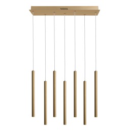 Italux PND-22302-7-GD LED Pendel-Kronleuchter Valdes | 35W LED | 1300lm | 3000-6000K