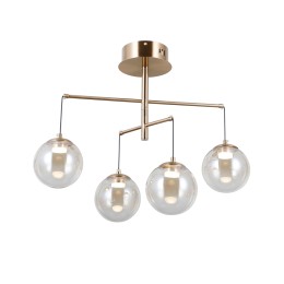 Italux PND-34381-4-HBR LED Pendel-Kronleuchter Velada | 20W LED | 1810lm | 3000K