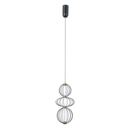 Italux PND-344221-3V-BK LED Pendel-Kronleuchter Rabel | 10W LED | 713lm | 3000K