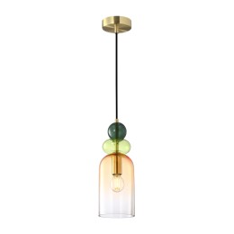 Italux PND-37462C-MC-GD Pendel-Kronleuchter Manso E14