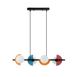 Italux PND-37482-4-MLTI Pendel-Kronleuchter Nauti G9