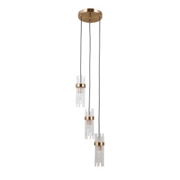 Italux PND-40760-3-HBR Pendel-Kronleuchter Taraso E14
