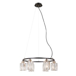 Italux PND-40814-6-BK-HBR Pendel-Kronleuchter Simona E14