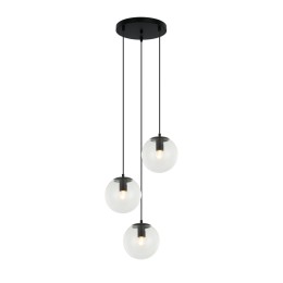 Italux PND-58867-3S-BK Pendel-Kronleuchter Sarpo E27