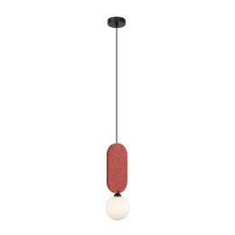 Italux PND-59815-1-RED Pendel-Kronleuchter Lorenzo G9