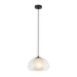 Italux PND-61001A-BK Pendel-Kronleuchter Feder E27