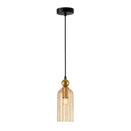 Italux PND-74839-1-GD-AMB Pendel-Kronleuchter Narisa E27