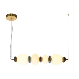 Italux PND-94981-4C-GD LED Pendel-Kronleuchter Evans | 22W integrierte LED-Quelle | 3000K