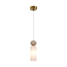 Italux PND-95331-1-BRSS Pendel-Kronleuchter Santos G9