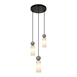 Italux PND-95331-3-BK Pendel-Kronleuchter Santos G9