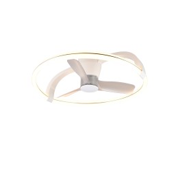 Trio R64262131 LED Ventilator mit Licht STOCKHOLM | 37W integrierte LED-Quelle | 4300lm | 2700-6500K