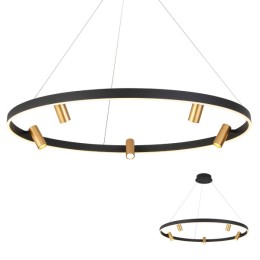 Redo 01-2495 LED Pendel-Kronleuchter SUMMIT | 44+22W integrierte LED-Quelle | 3640lm | 3000K