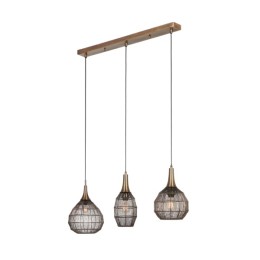 Trio T365400304 Pendel-Kronleuchter SORAYA E27