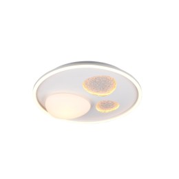 Trio T643110131 LED Anbau-Kronleuchter PEBBLE | 36W integrierte LED-Quelle | 4500lm | 2700-6500K