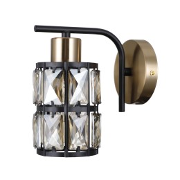 Italux WL-44236-1-BK-GD Wandleuchte Menfi | 1x40W E27
